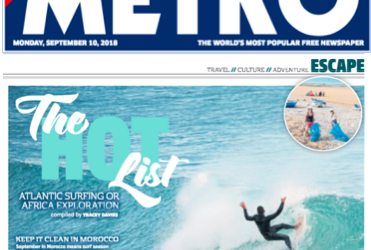 Press: Metro UK, 14 September 2018