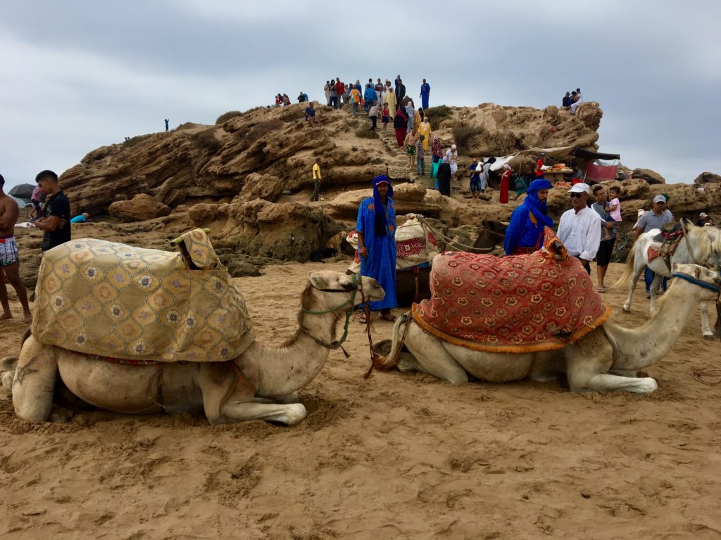 plage devils rock au Maroc