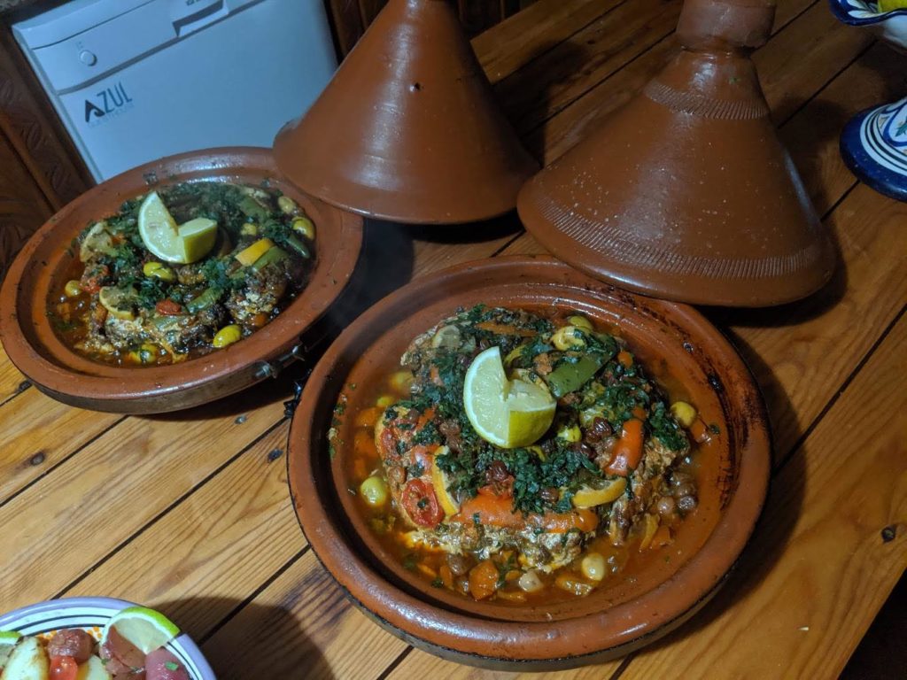 A delicious meal prepared by our chef Bader, featuring fresh local products