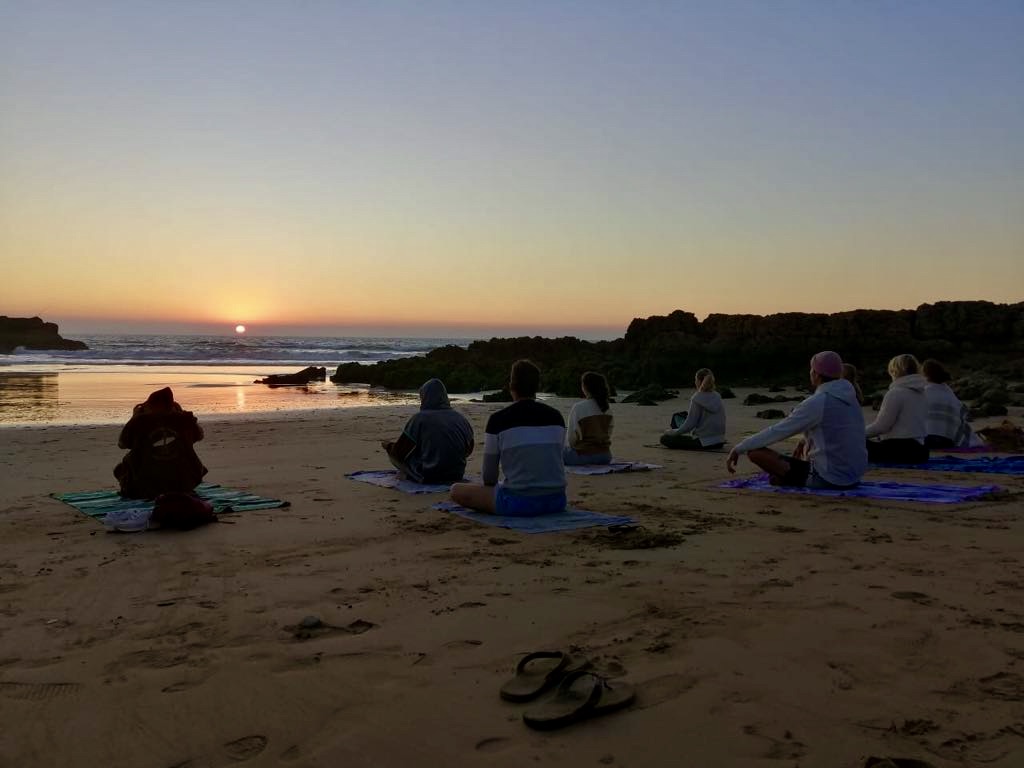 beach meditation