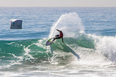Frederico Morais riding a wave
