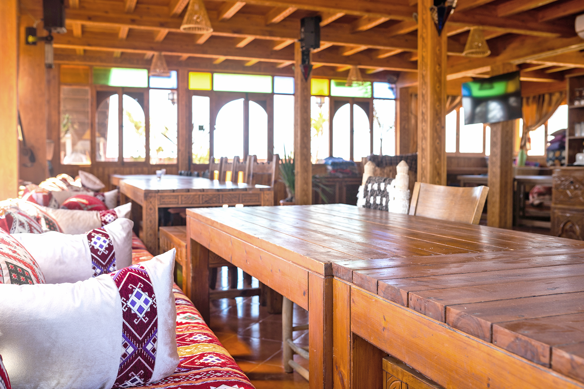 salle à manger azul guest house