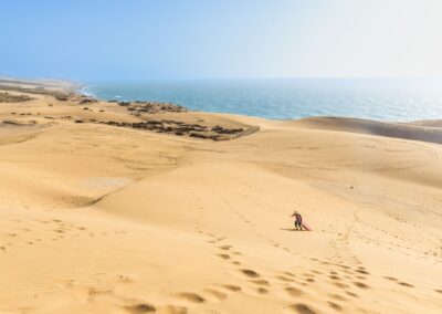 Las dunas de Tamri en Marruecos, una parada panorámica durante un surf trip entre Taghazout y Tamraght