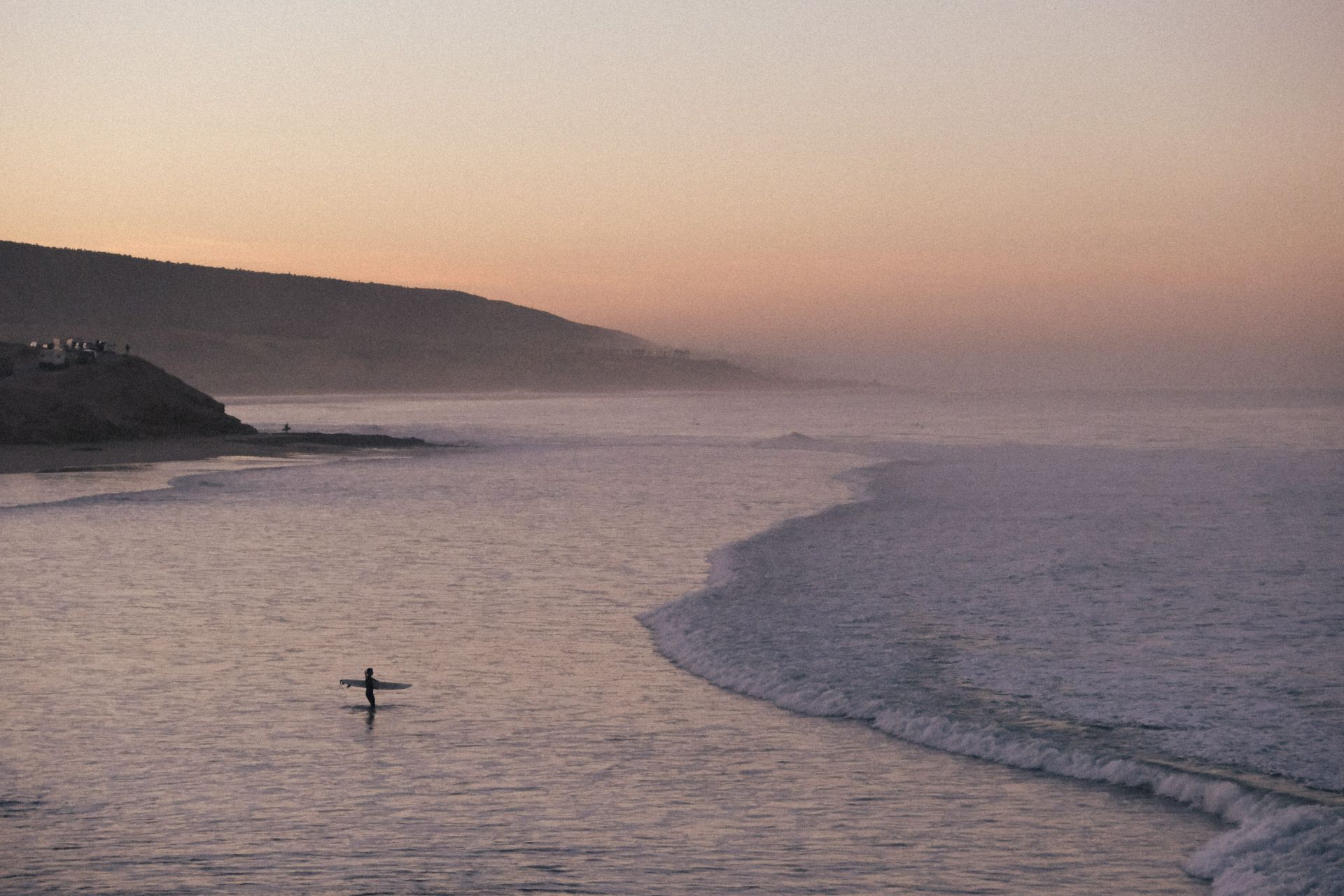 Sunrise at Banana Beach, Morocco, in November